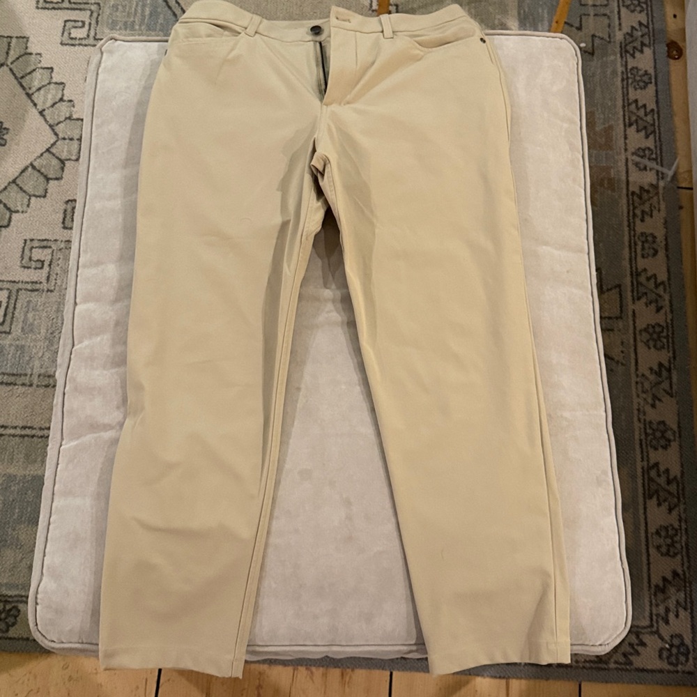 Lululemon Athletica Men's Khaki Chinos. Barely worn . Like new